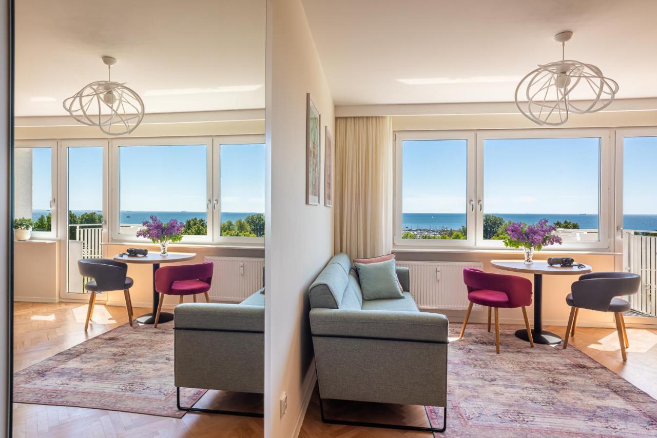 9Th Floor Skwer Kosciuszki Z Widokiem Na Morze Apartment Gdynia Ngoại thất bức ảnh